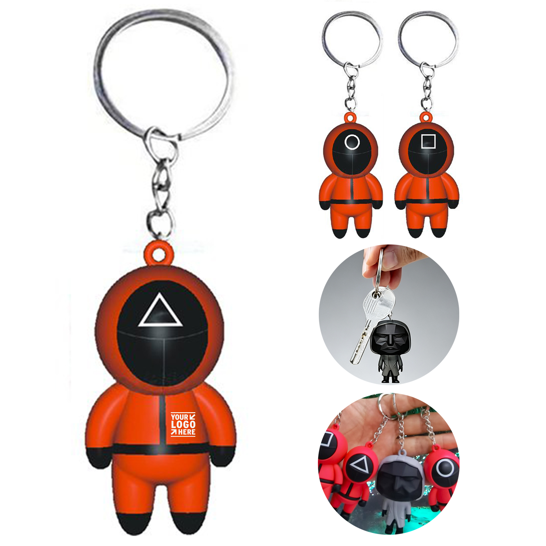 3D Character Keychain Charm