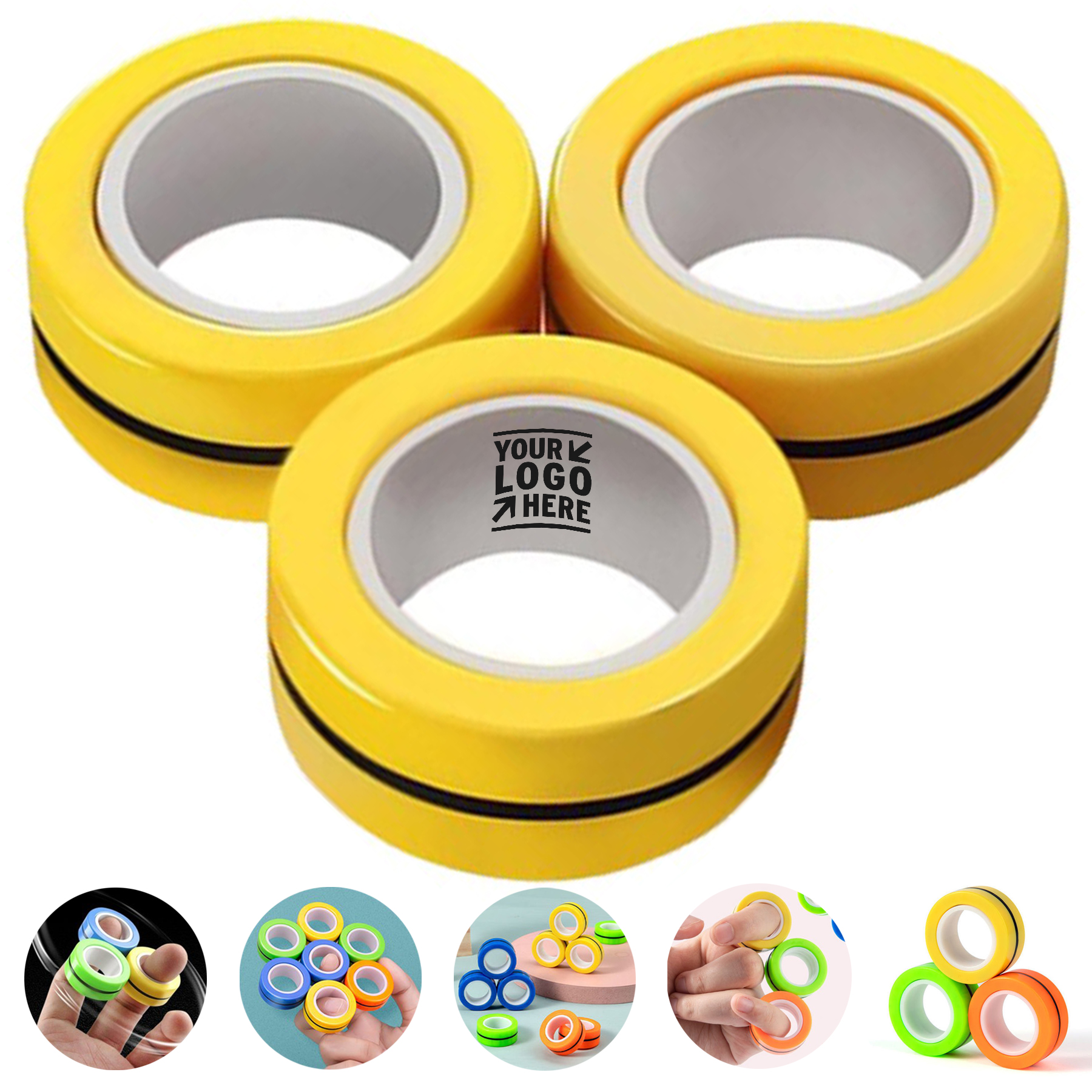 Calm Focus Magnetic Finger Rings
