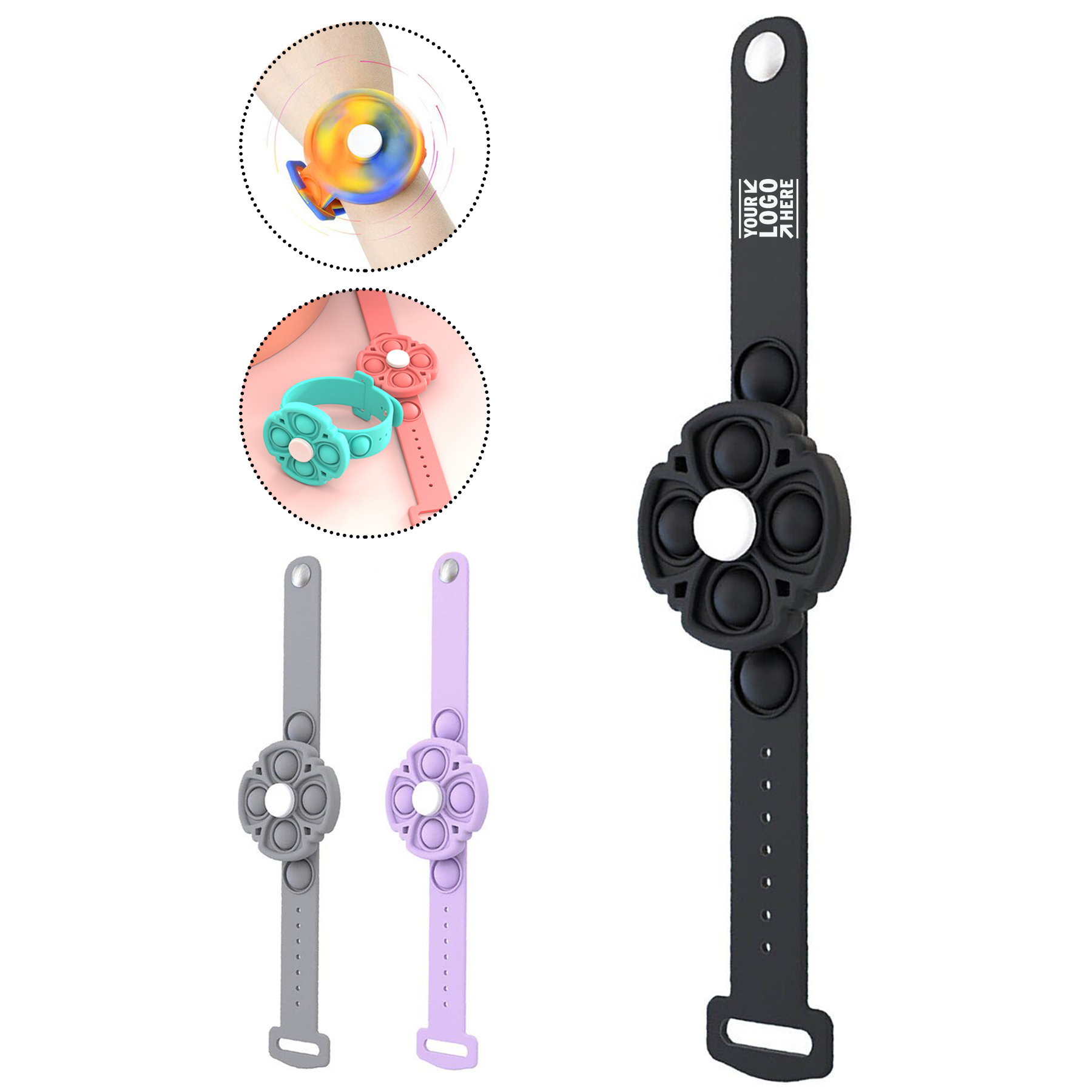 Rotating Sensory Fidget Bracelet