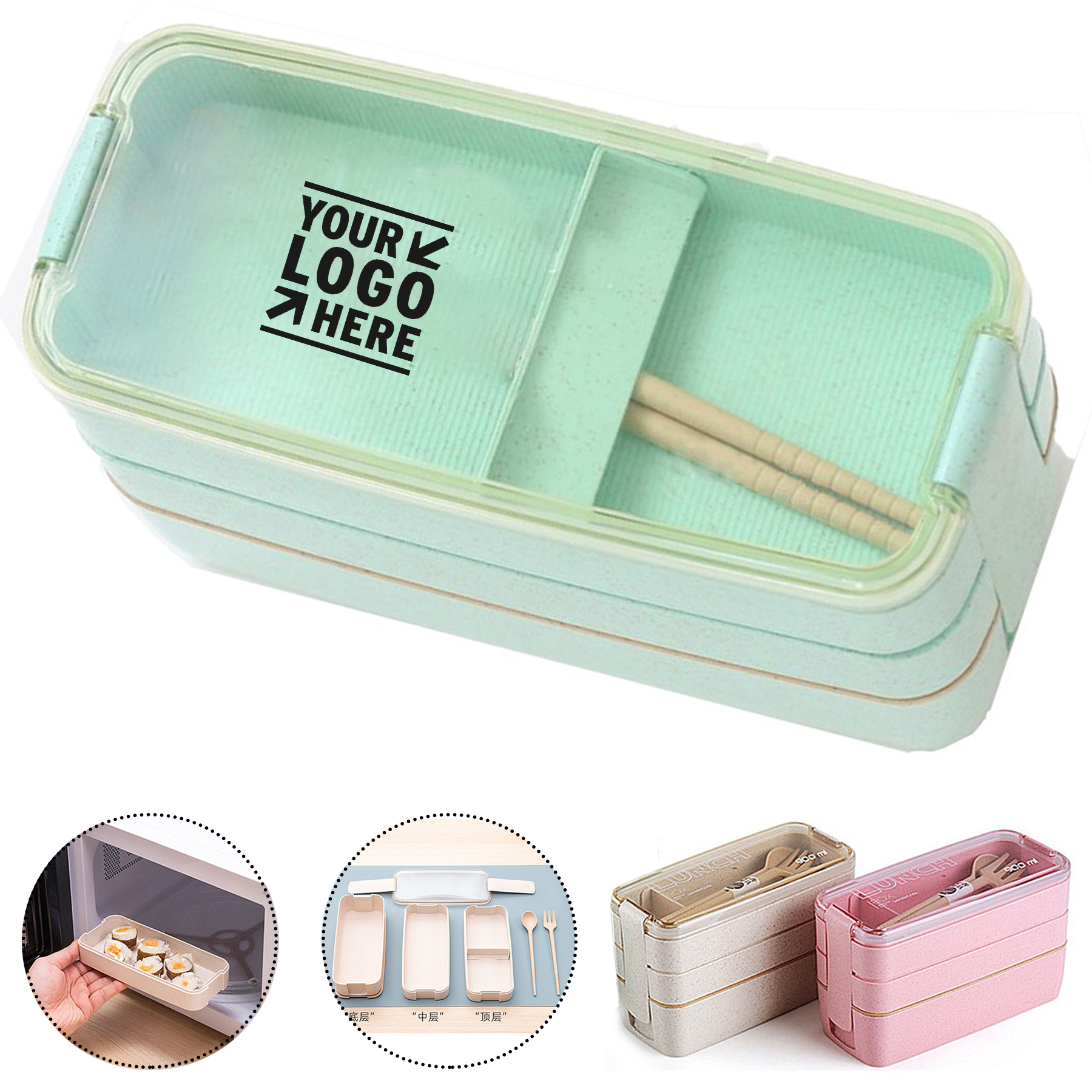 Eco-Friendly Multi-Compartment Meal Container