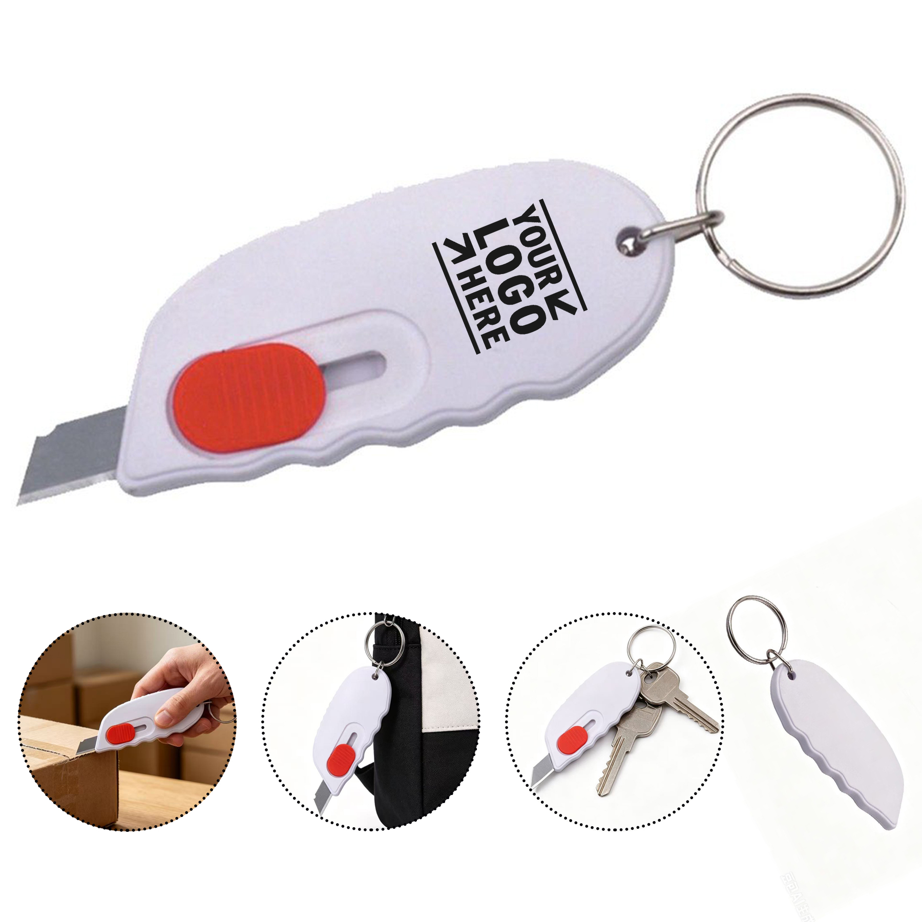 Compact Keychain Letter Cutter