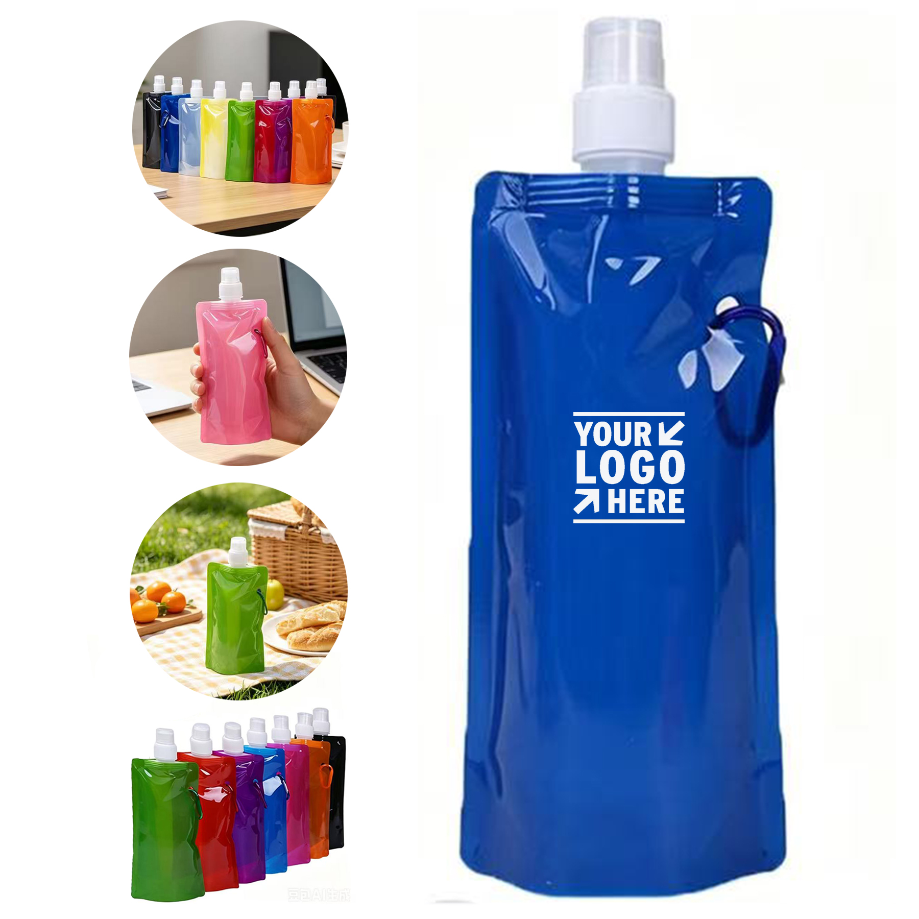 Compact Collapsible Hydration Pouch