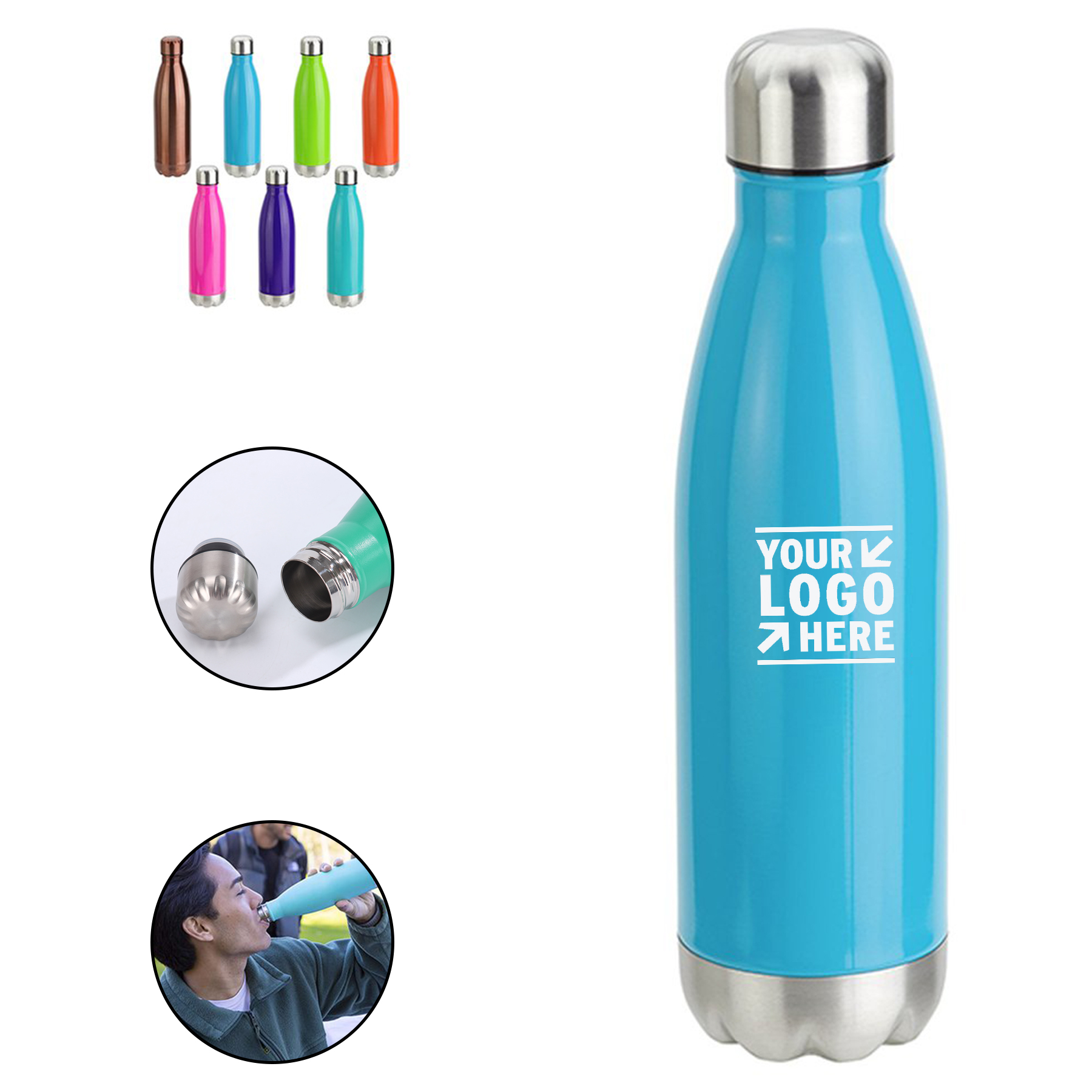 Thermal Insulated Steel Water Bottle