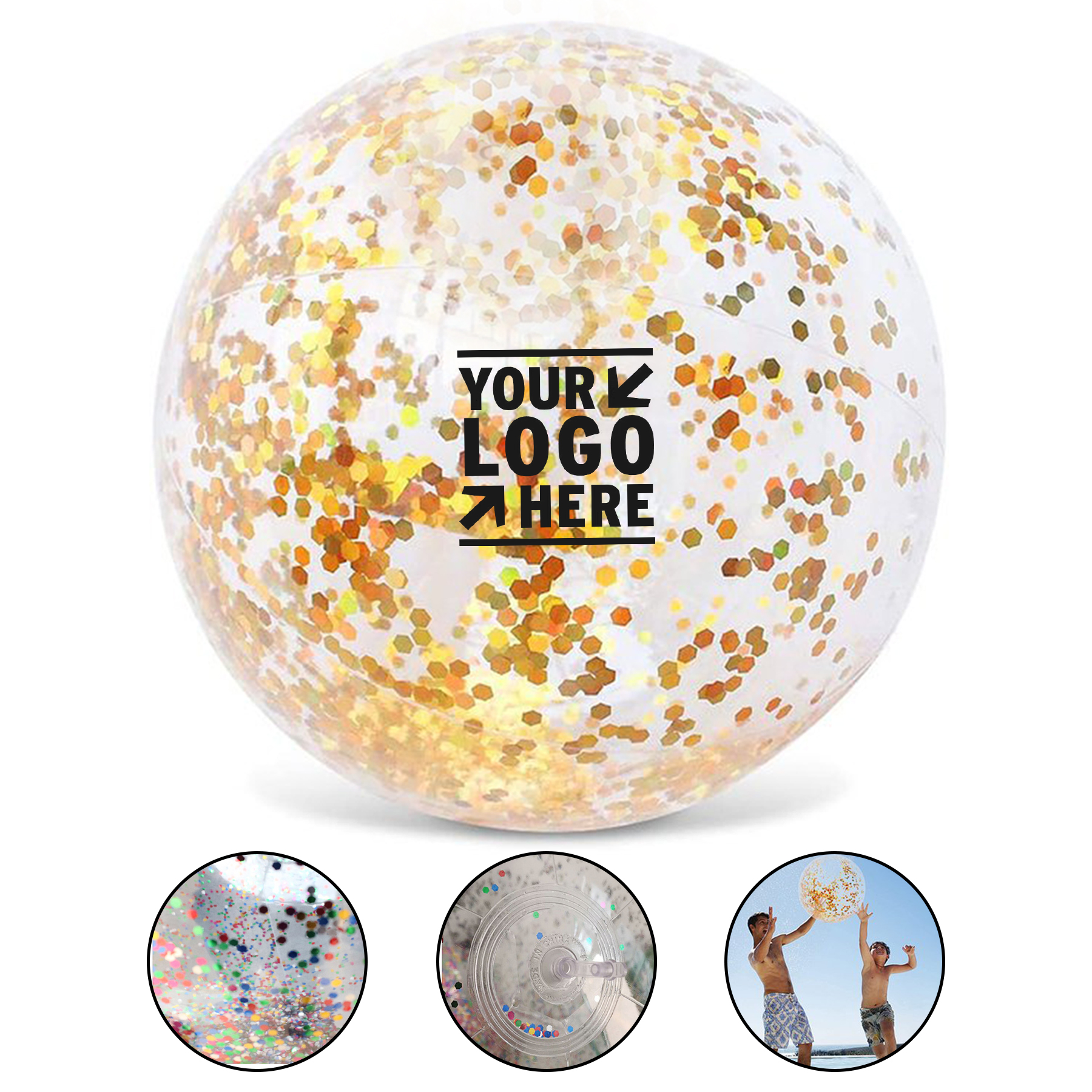 Sparkle Inflatable Pool Ball