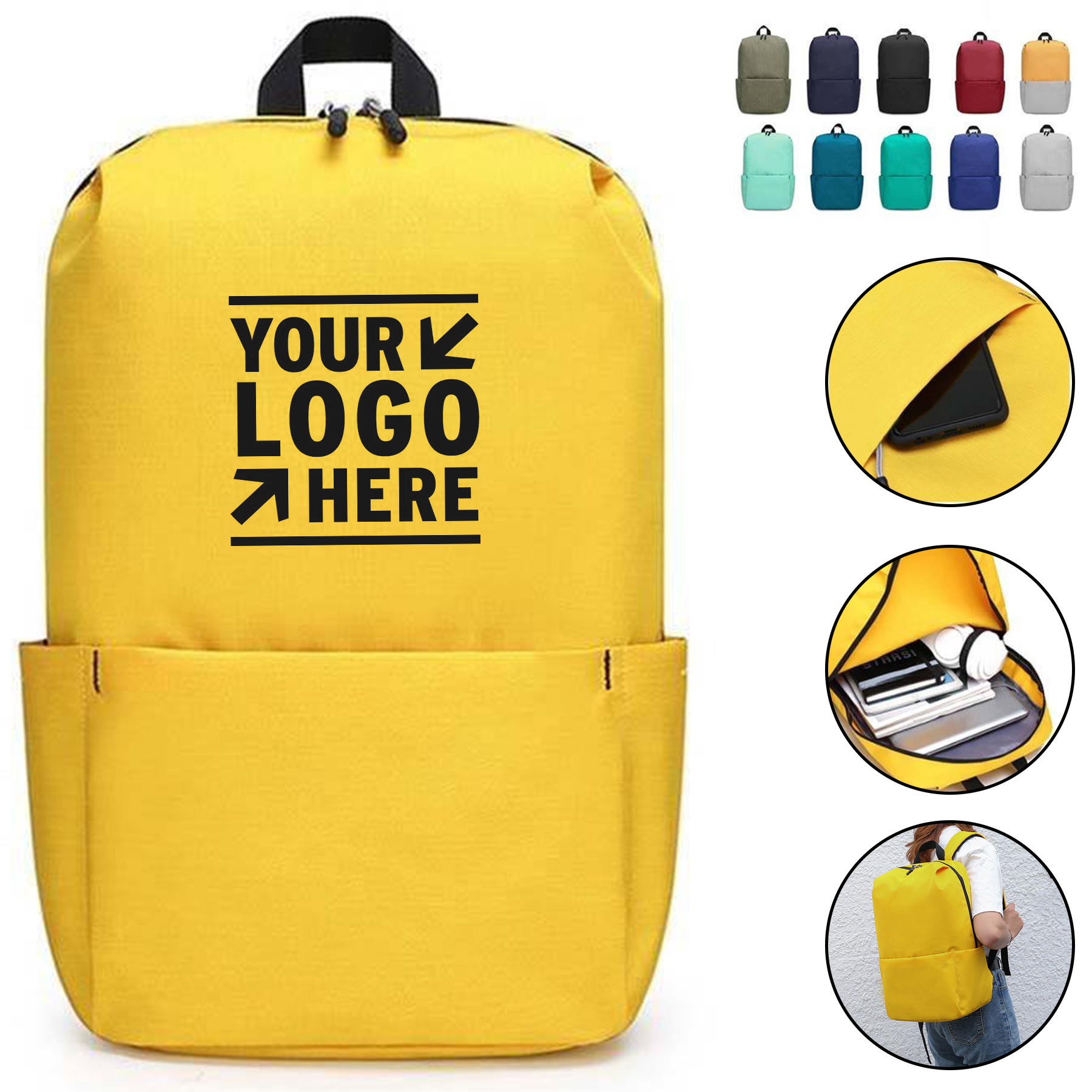 Versatile Water-Resistant Laptop Backpack