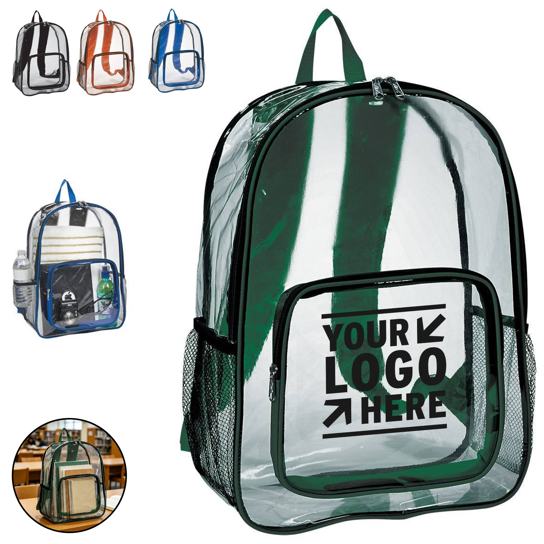 Premium Clear PVC Backpack for Everyday Use