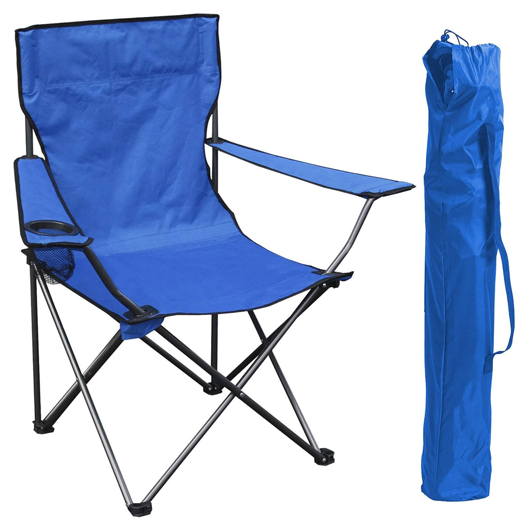 Compact Outdoor Relaxation Chair with Convenient Features 2