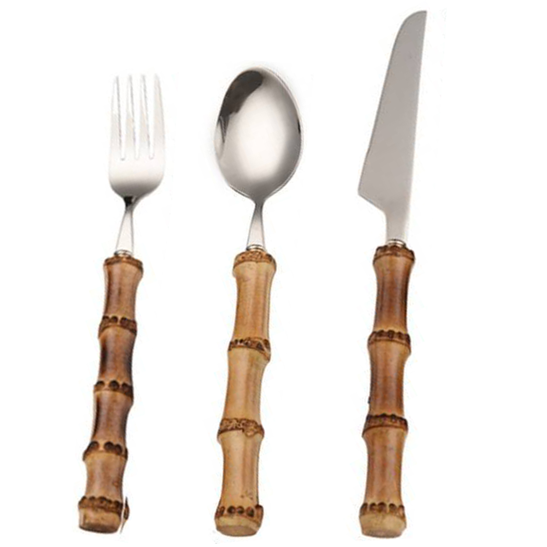 Eco-Friendly Bamboo and Steel Utensil Collection 2