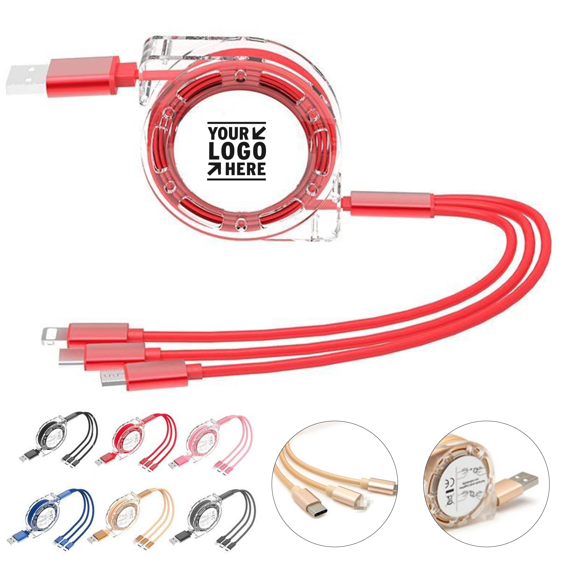 Flexible Multi-Port Charging Cord