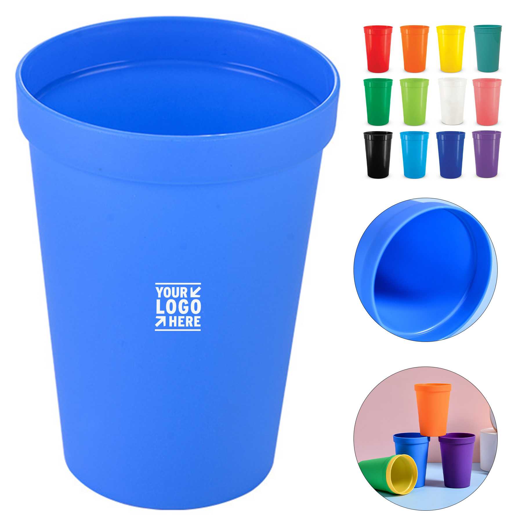 Reusable Plastic Stadium Cup