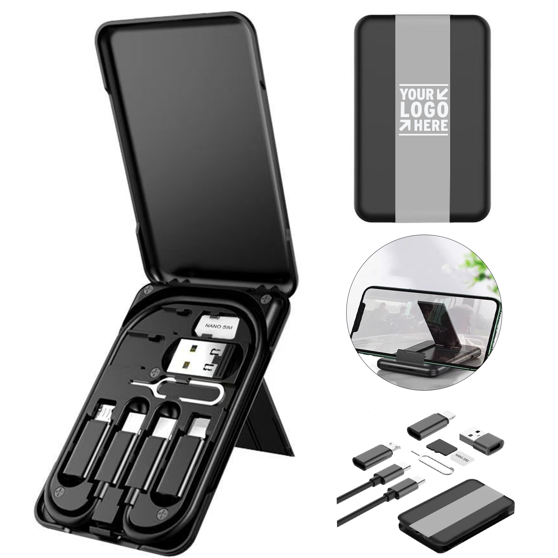 Portable Multi-Interface Charging Kit