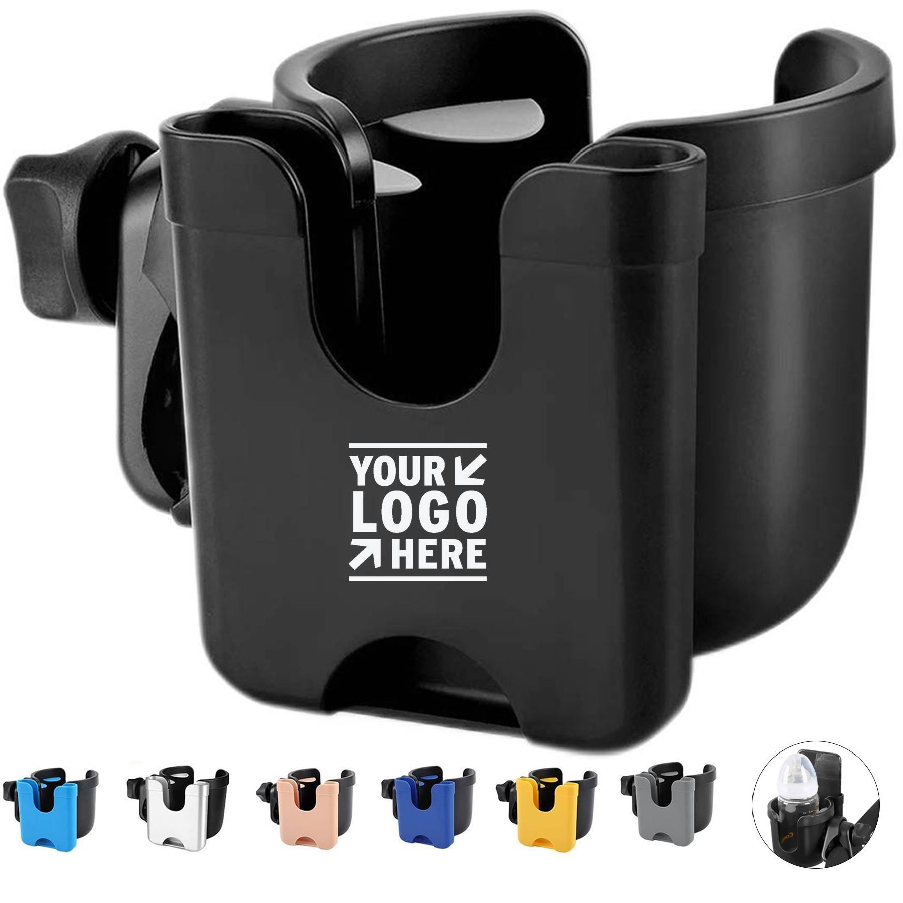 Dual-Purpose Cup and Phone Mount