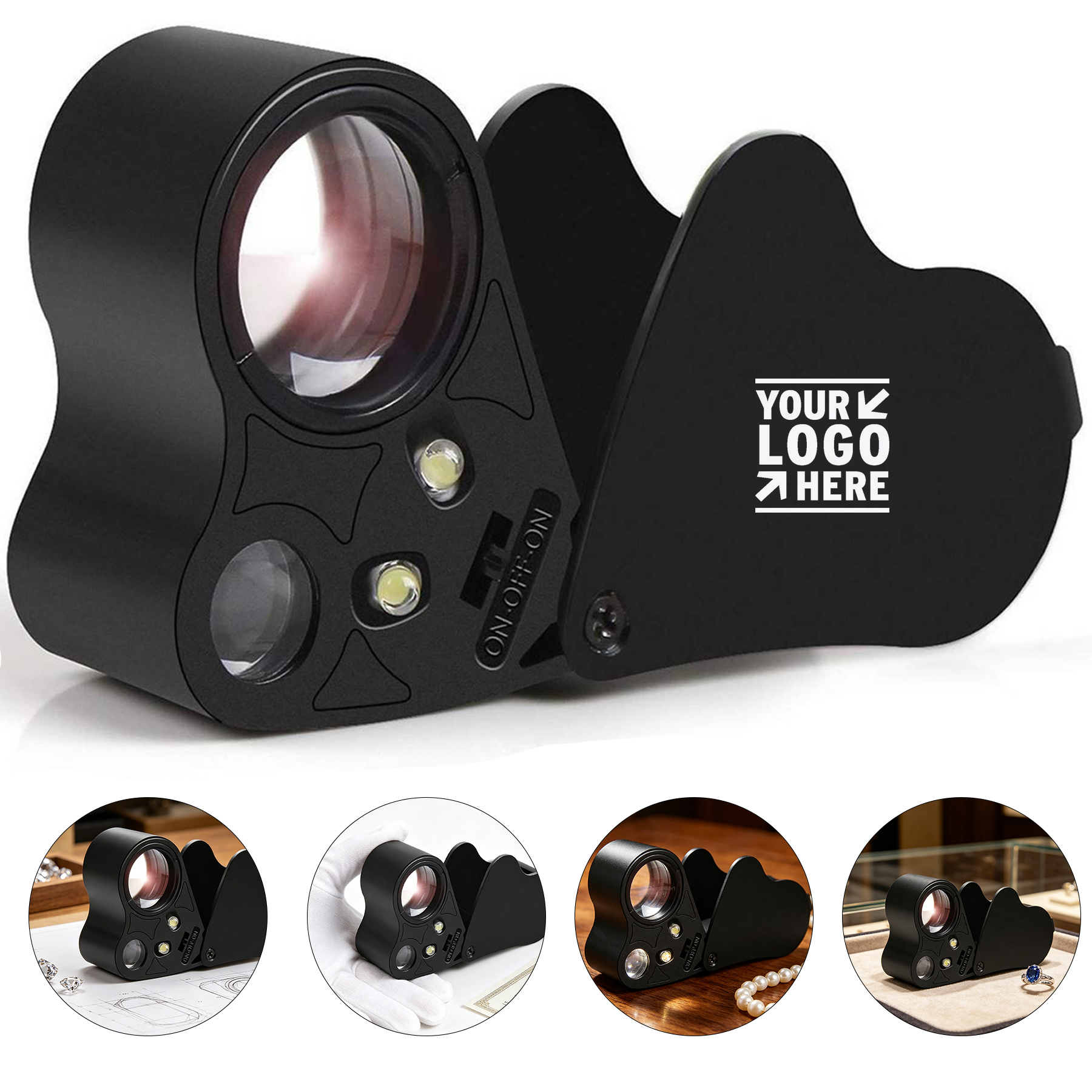 Portable Illuminated Jewelry Loupe