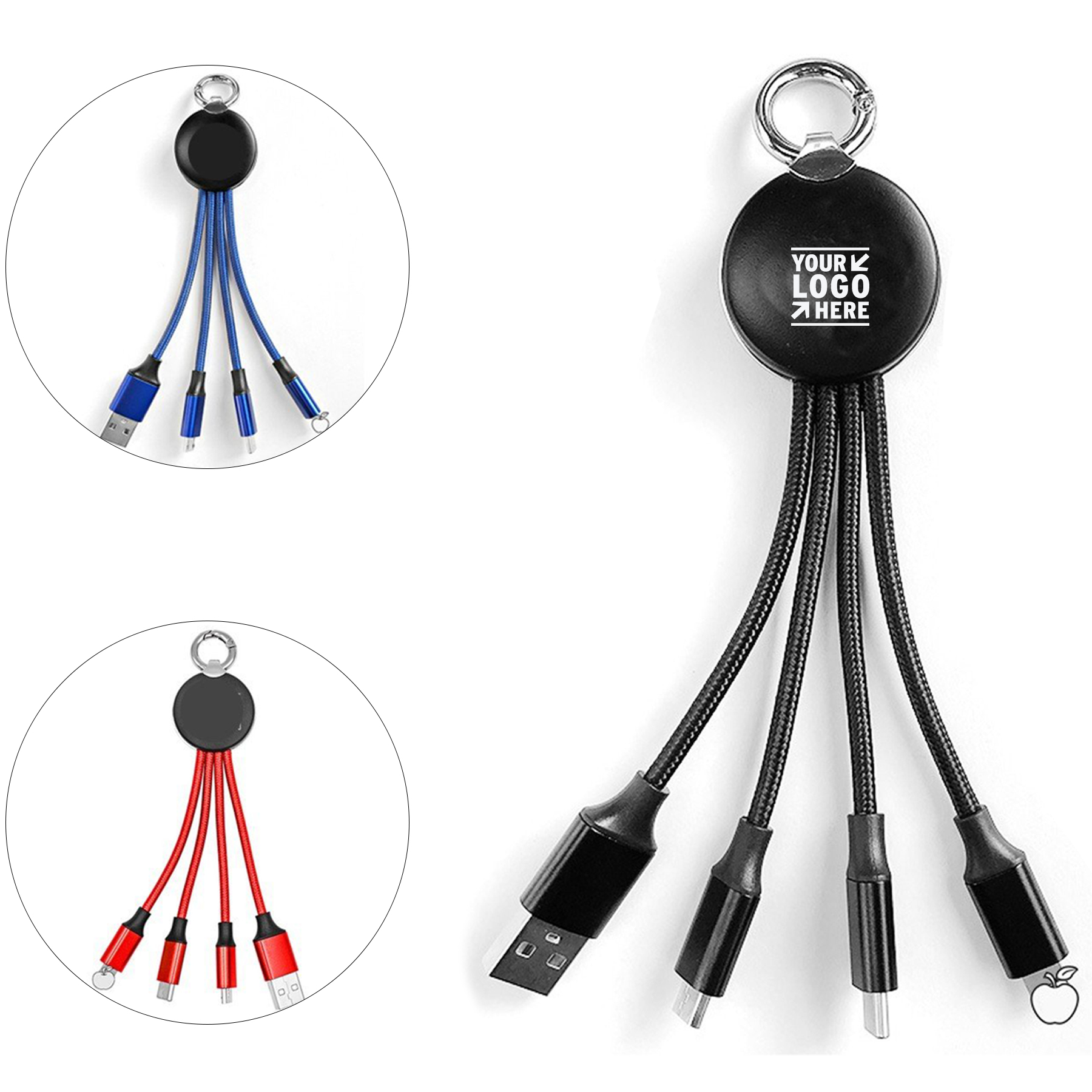 Universal Triple-Port Charging Cable