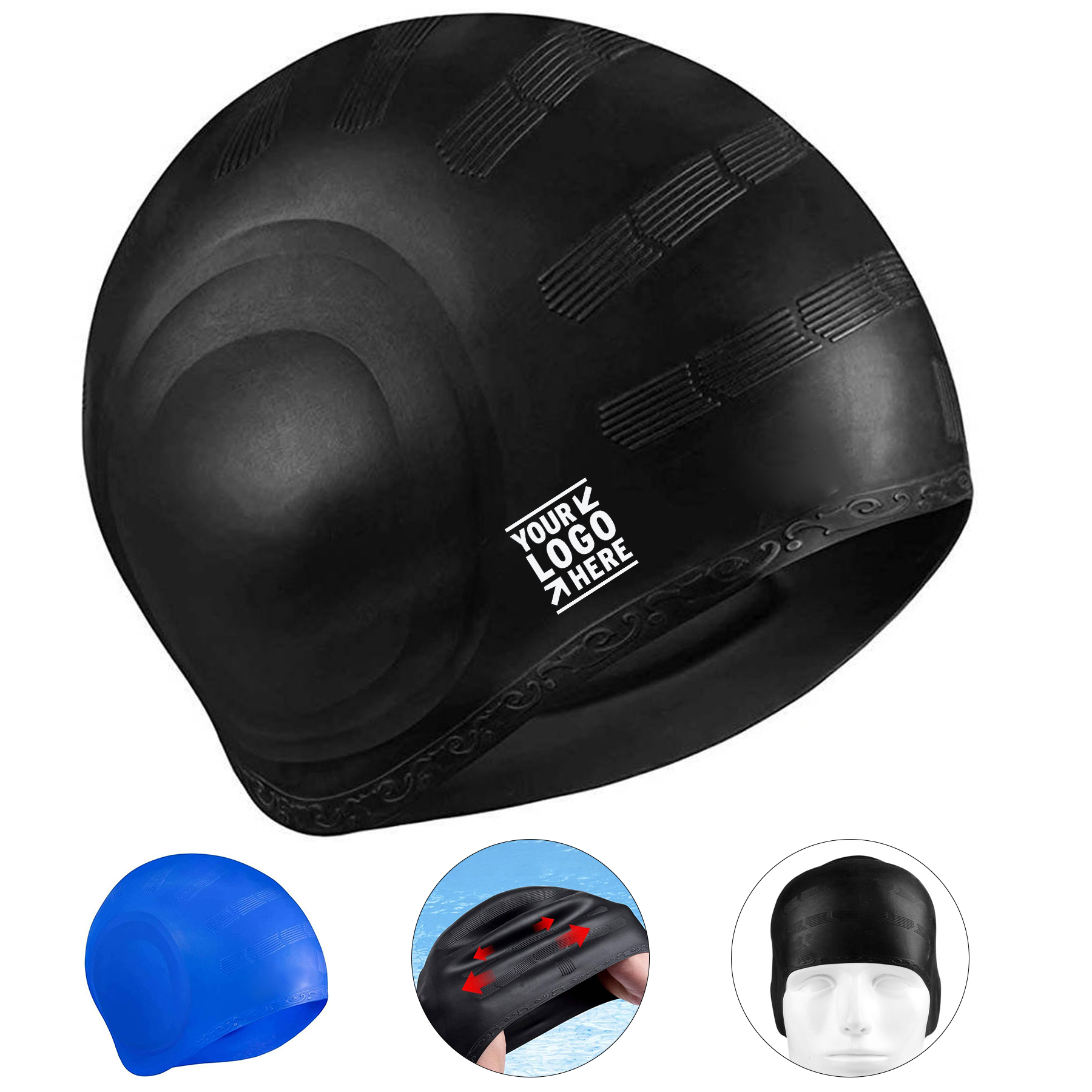 AquaGuard Swim Cap with Ear Comfort