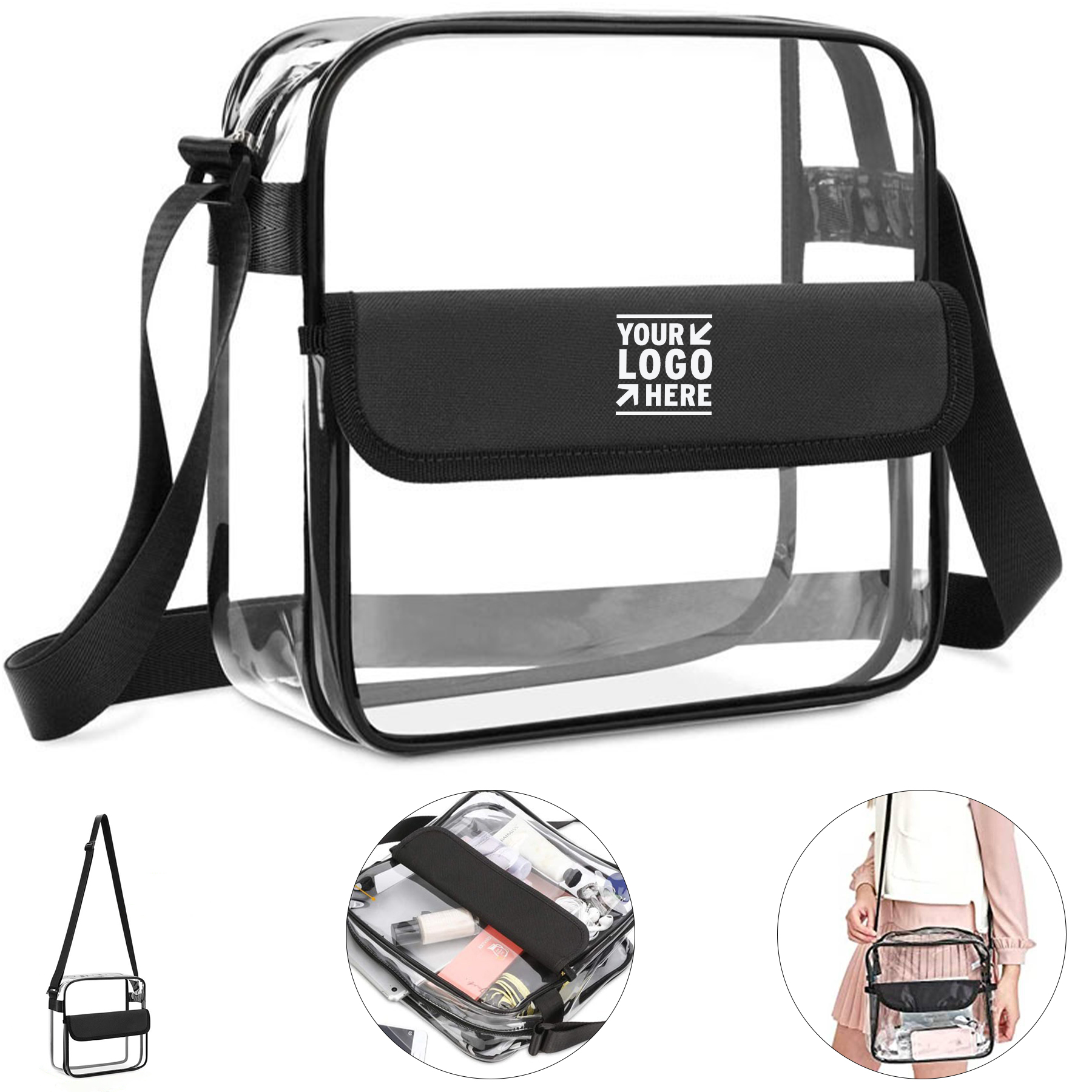 Transparent Shoulder Bag