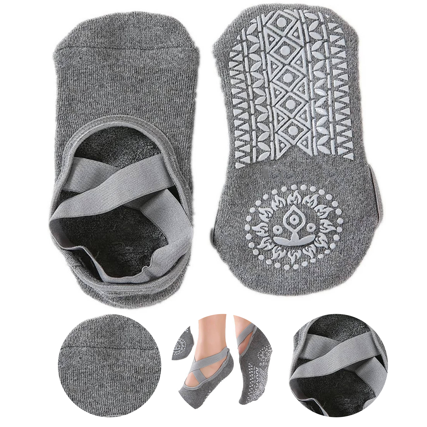Women's Yoga Grip Socks
