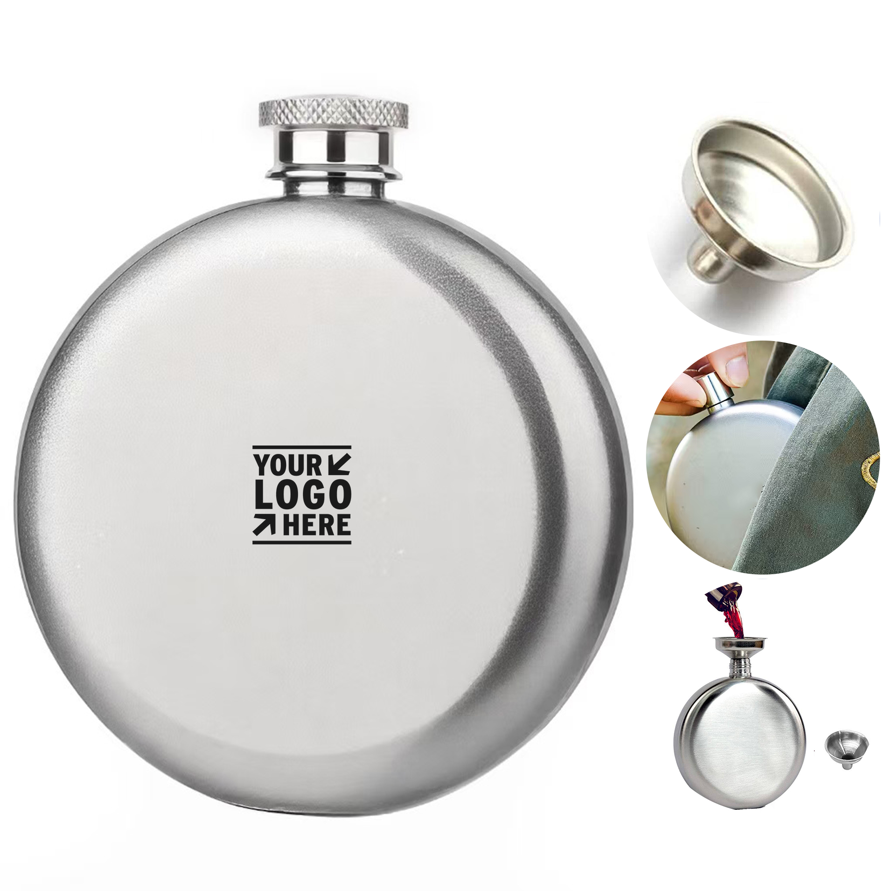 Premium Portable Wine Flask