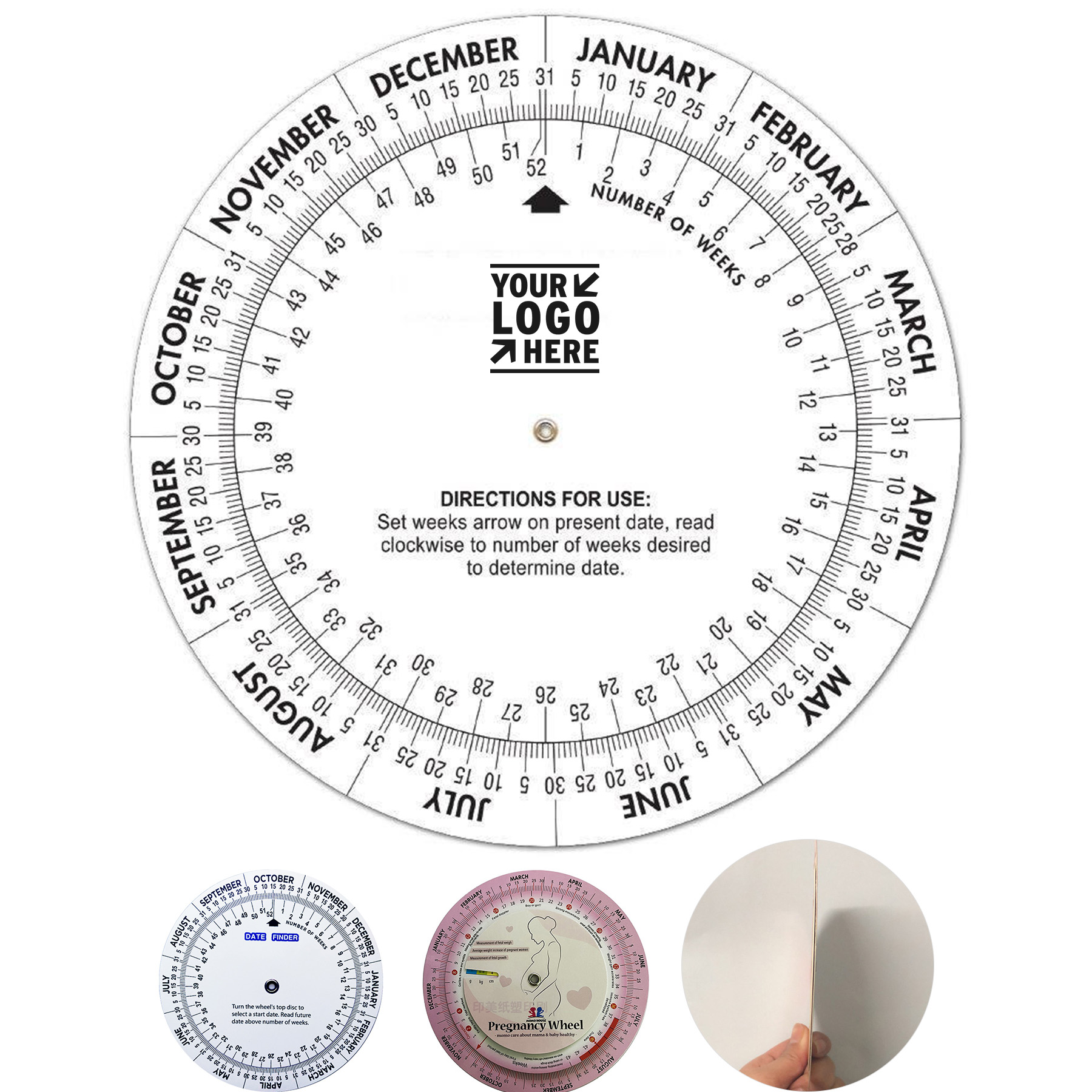 Date Planning Circular Calendar