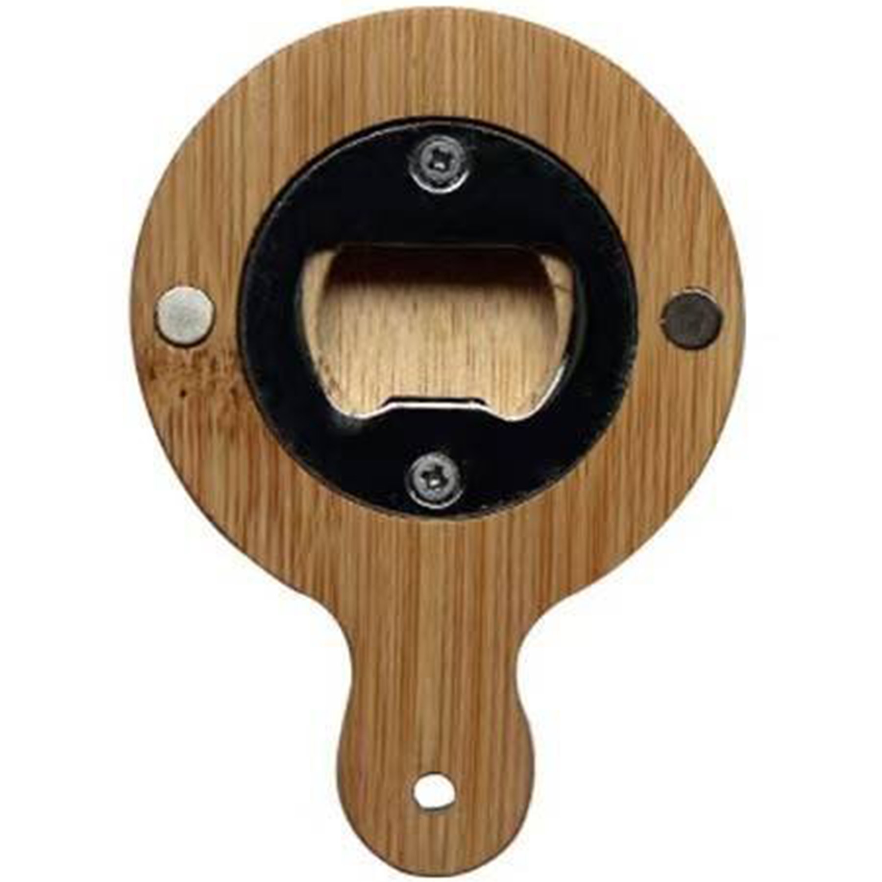 Artisanal Wooden Beverage Opener with Coaster 2
