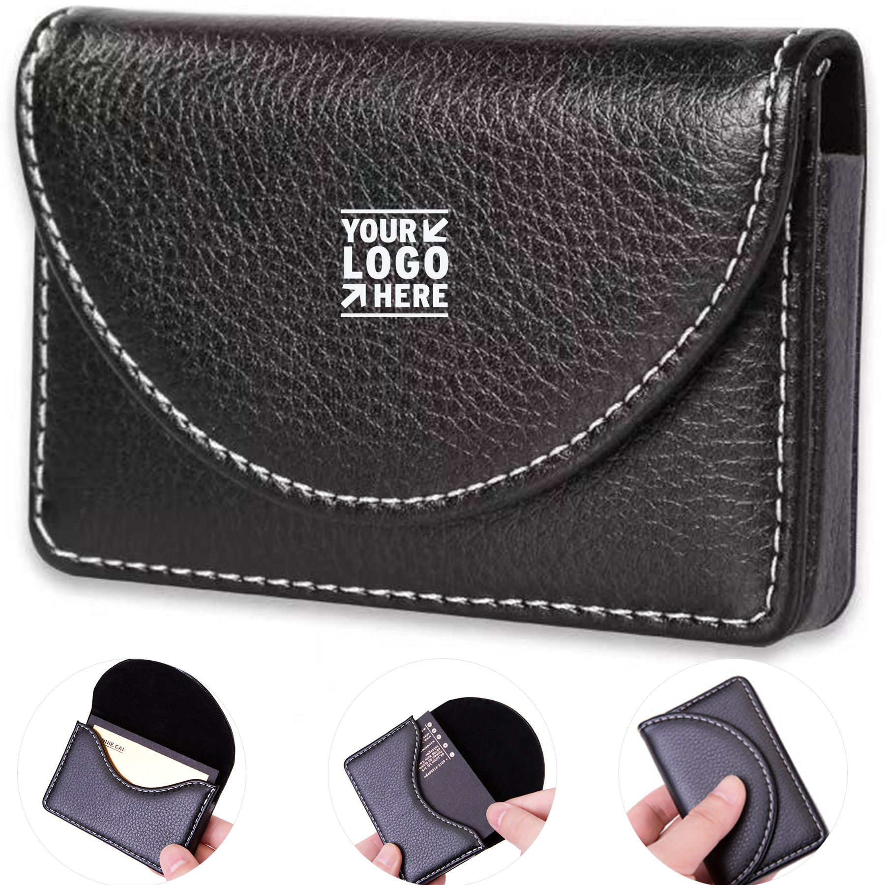 Premium Synthetic Leather Card Organizer