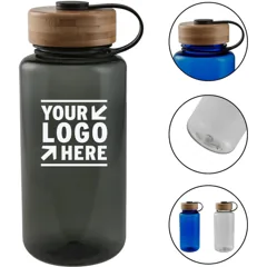 Eco-Friendly Tritan Water Bottle with Bamboo Cap