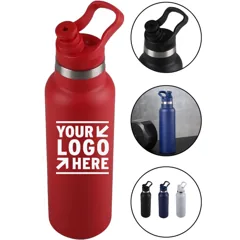 20 oz. Powder Coated Stainless Steel Water Bottle