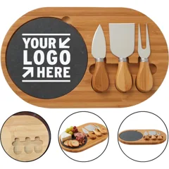 Elegant Slate Cheese Serving Collection