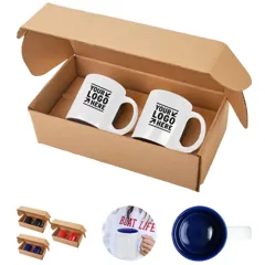 Sunrise Ceramic Mug Duo Gift Set