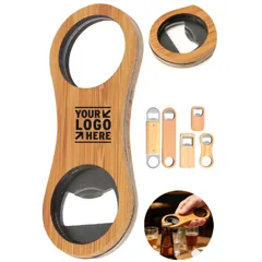 Eco-Friendly Bamboo Beverage Opener