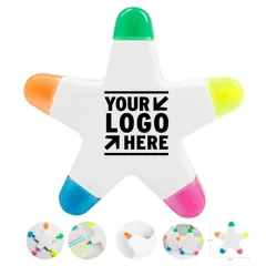 StarShaped Multicolor Highlighter Set