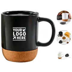 Premium Ceramic Mug with Cork Base
