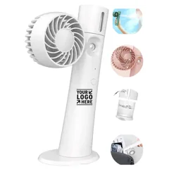Portable Cooling Fan with Mist Spray