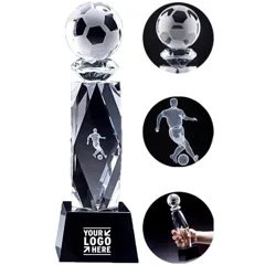 Soccer Achievement Crystal Award