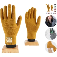 Eco-Friendly Touchscreen Knitted Gloves