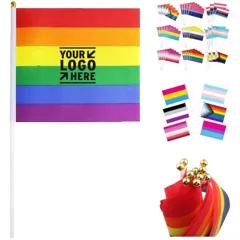 International Celebration Flags with Handles