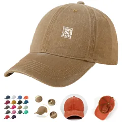 Vintage Washed Cotton Baseball Cap