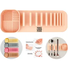 Flexible Wall-Mounted Brush Care Organizer