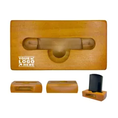 Natural Wood Phone Amplifier