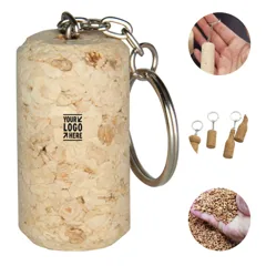 Vineyard Cork Keychain