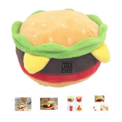 Burger Buddy Squeaky Plush Toy
