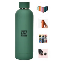 Premium Insulated Stainless Steel Travel Bottle with Rubber Finish