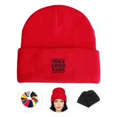 Personalized Knit Winter Beanie