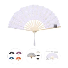 Elegant Lace Folding Hand Fan