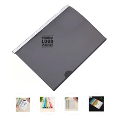 Clear Document Folder with Clip