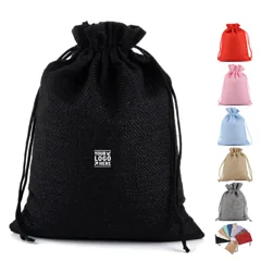 Natural Fiber Drawstring Gift Bag