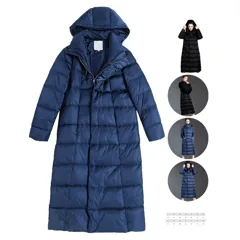 Women's Long Hooded Down Jacket