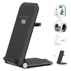 Tri-Fold Wireless Charging Hub