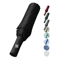 Compact Wind-Resistant Auto-Fold Umbrella
