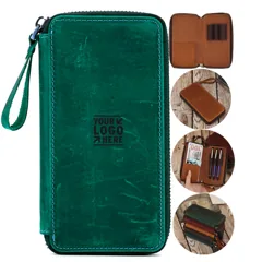 Classic Leather Writing Accessory Organizer